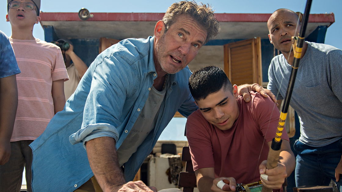 Copertina di Blue Miracle - A pesca per un sogno: Dennis Quaid aiuta i ragazzi di un orfanotrofio nel nuovo film Netflix