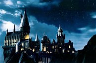 Copertina di Harry Potter, il magico blocco note con il castello di Hogwarts