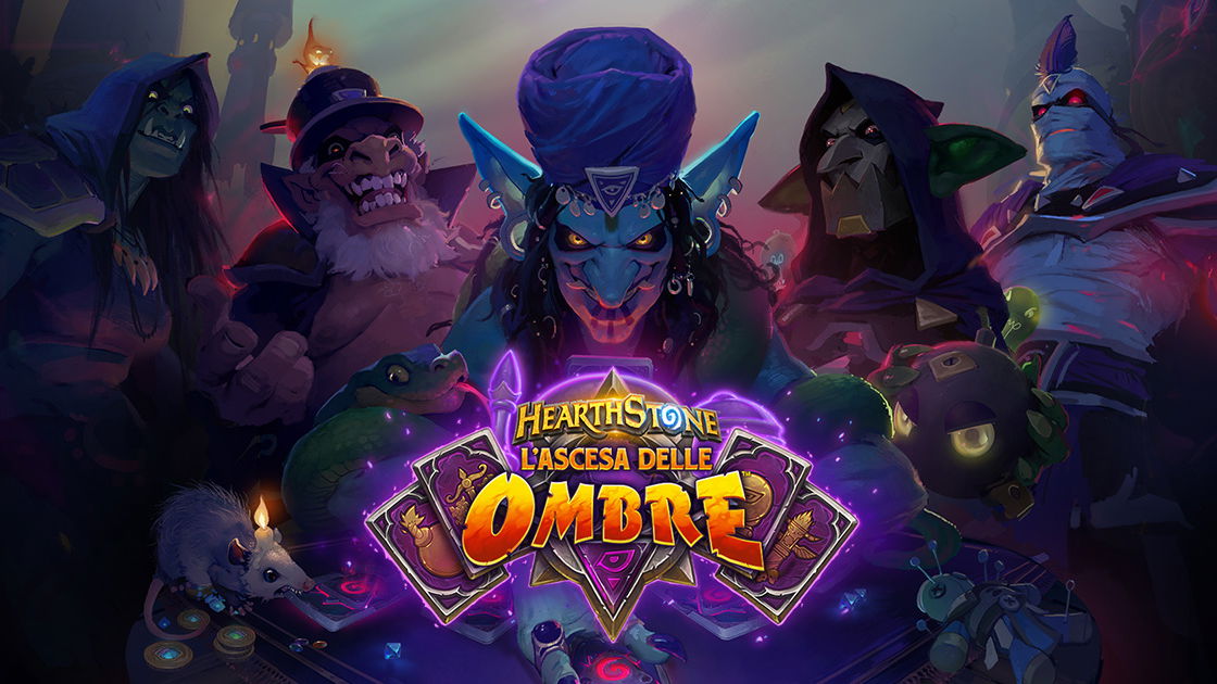 Copertina di Hearthstone, svelate nuove carte dell'espansione L'Ascesa delle Ombre