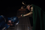 Portada de Los Vengadores: detrás de cámaras del choque entre Loki y Cap en un video de Hiddleston