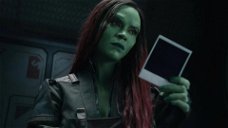 Copertina di Guardiani della Galassia Vol. 3, Zoe Saldana "addio Gamora"