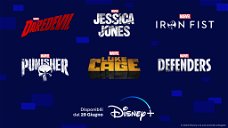 Forside av Disney +, 6 Marvel "Netflix"-serien tilgjengelig i juni