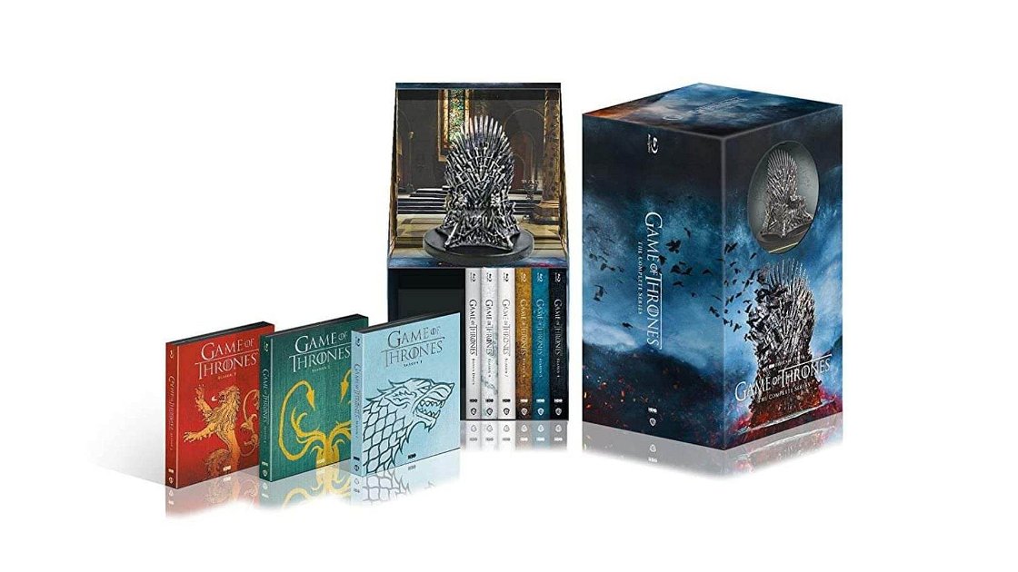 Couverture de Game of Thrones, coffret Blu-ray avec remise miniature