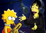 Cover van Billie Eilish duet met Lisa Simpsons en haar saxofoon op Disney +