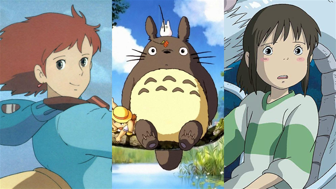 Εξώφυλλο των καλύτερων ταινιών του στούντιο Ghibli στη μέση του κομματιού