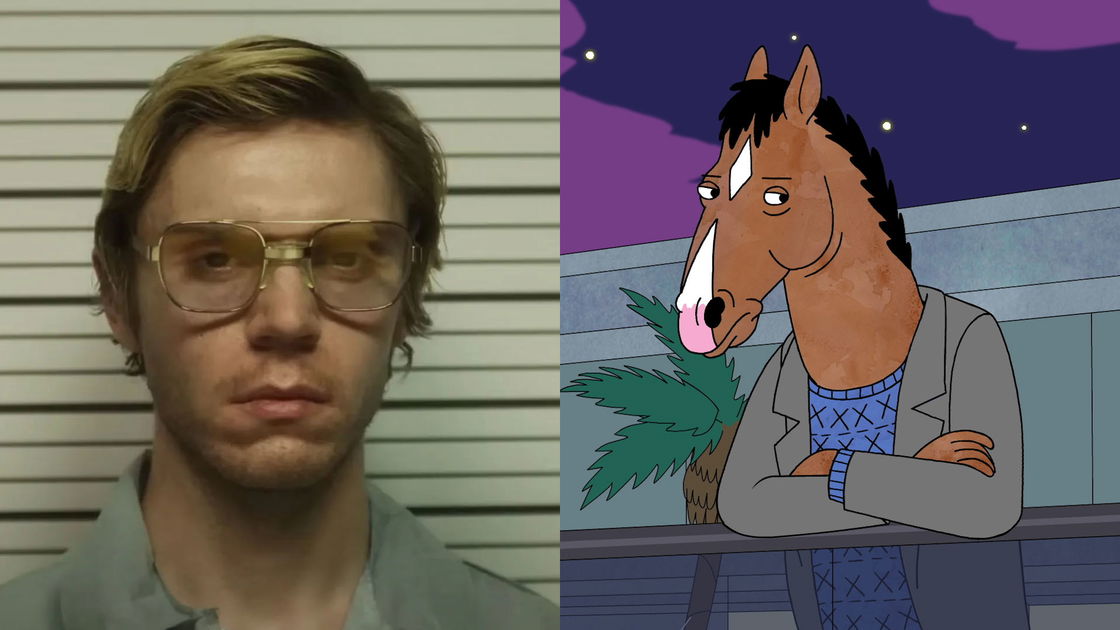 Portada de Dahmer y Bojack Horseman unidos por un elemento