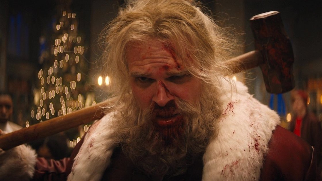 Portada de Jim Hopper de Stranger Things es el Papá Noel más violento de la historia [TRAILER]